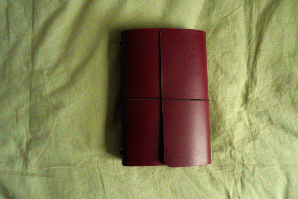 Limited Edition TRIFOLD Leather Journal Cover Metropolitan Collection (Extended Lip)