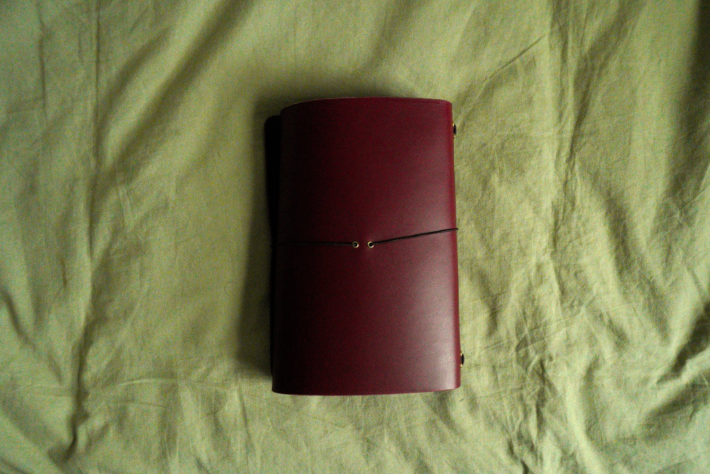 Limited Edition TRIFOLD Leather Journal Cover Metropolitan Collection (Extended Lip)